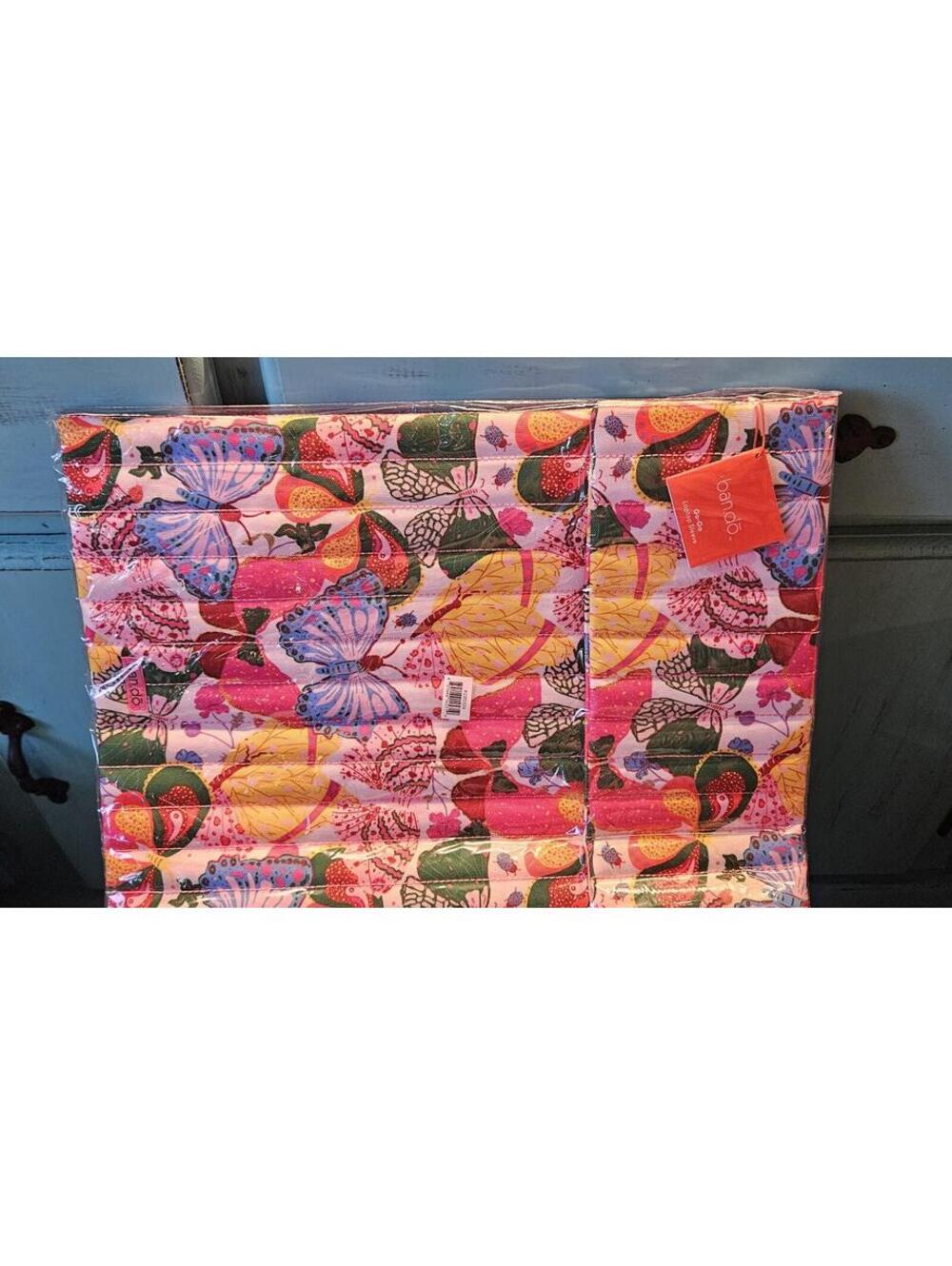 ban.do Go Go Laptop Sleeve Case Butterfly Flowers Padded 16”